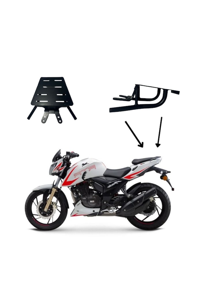 TVS RTR 200 UYUMLU ÖZEL YAPIM ÇANTA DEMİRİ - 2