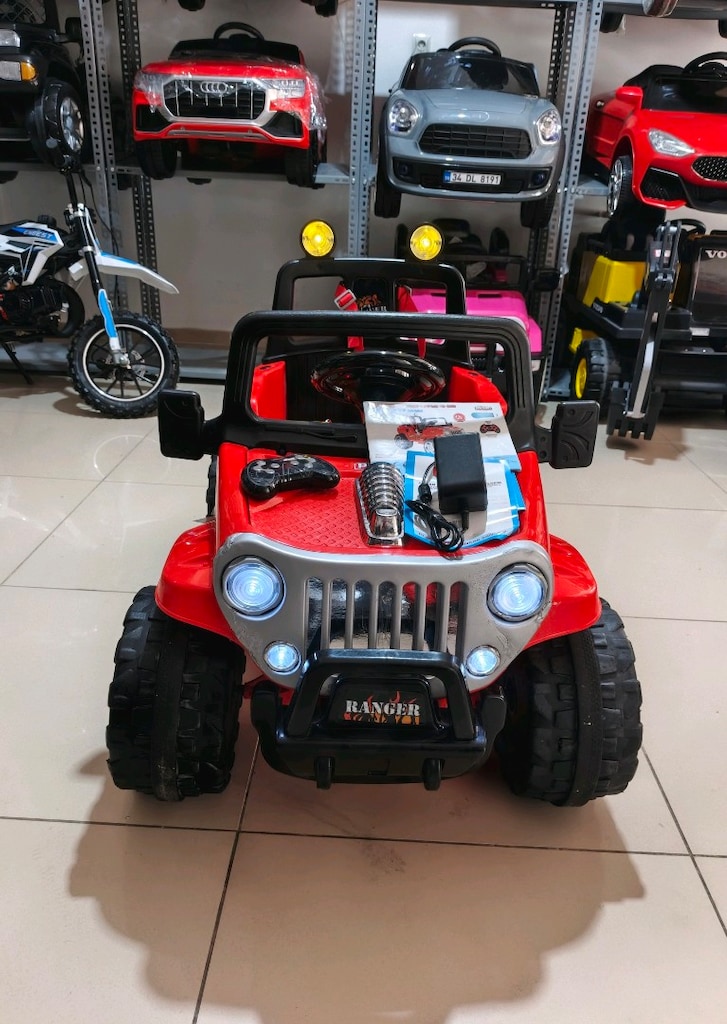 (AnkaCar ÇOCUK OTO GALERİ)3 İLERİ 12+12 PİLSAN RANGER AKÜLÜ ARABA - 9