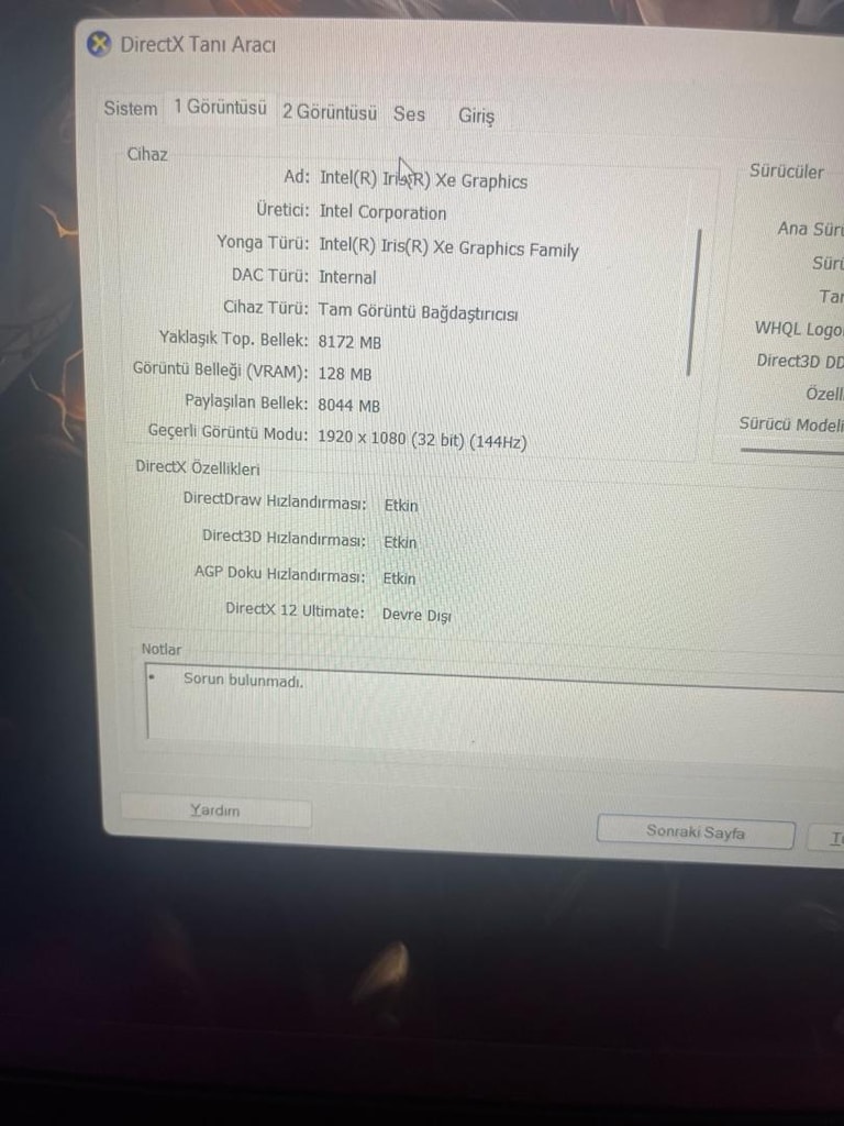 Tertemiz Acer nitro Oyuncu laptopu - 5