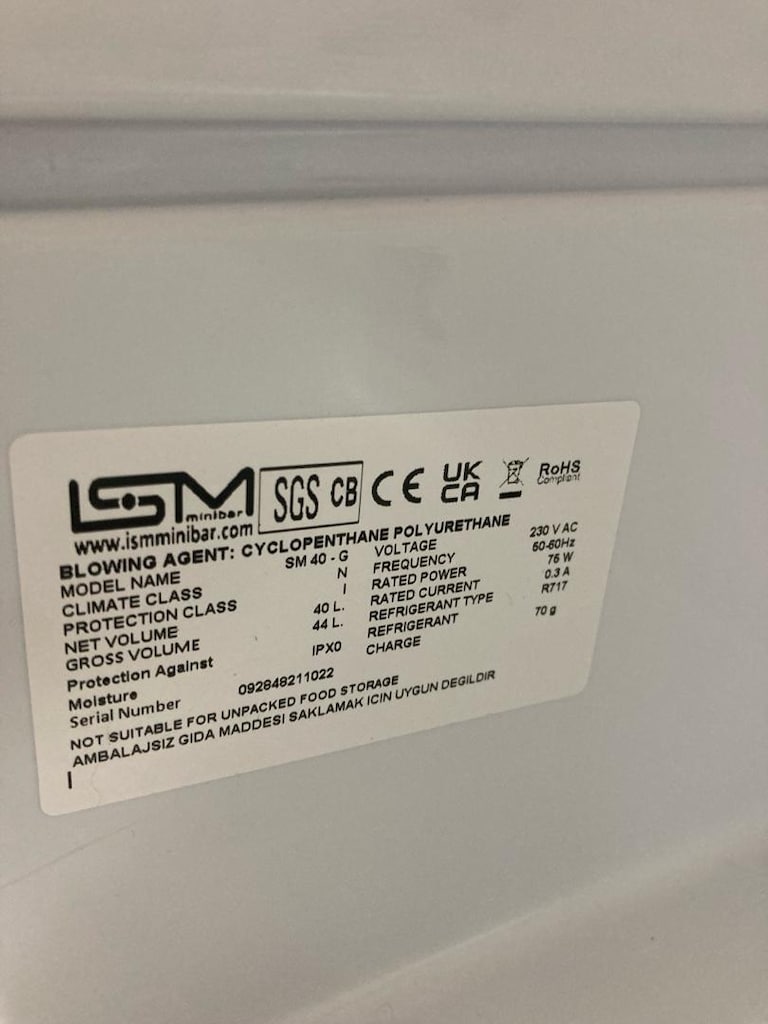 Holuxe markaa 40 Litre Cam Kapılı buzdolabı - 9