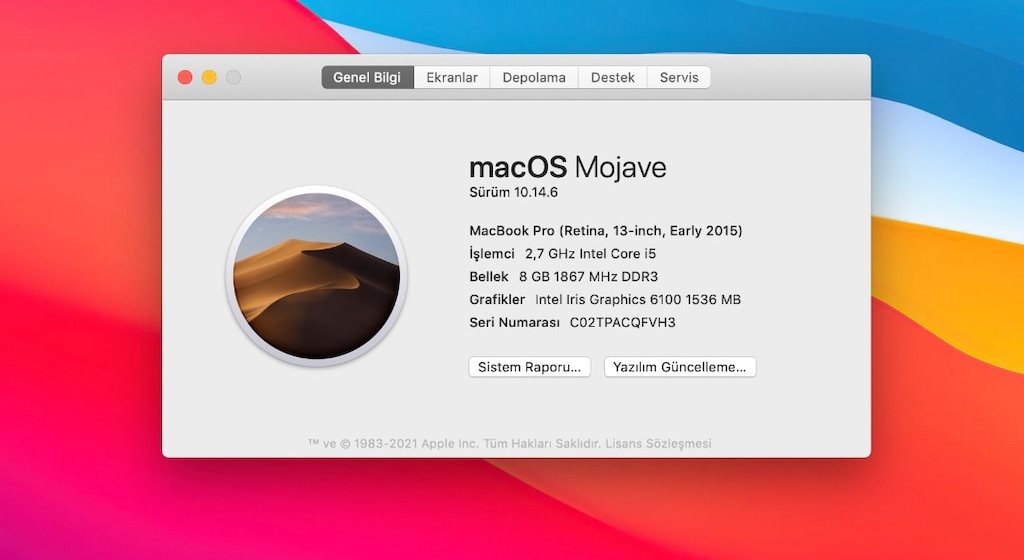 İlk Sahibinden 2017 Faturalı MacBook Pro A1502 (2015) Kusursuz - 8