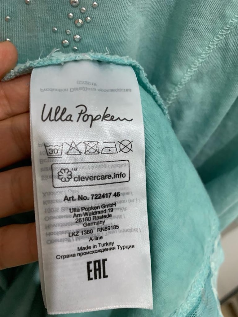 Ulla Popken 54-56 Bohem Tarz Bluz - 6