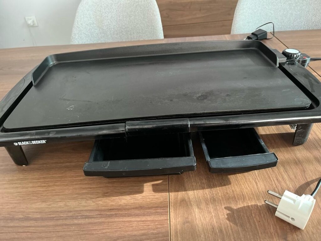 Black&Decker Termostatlı Geniş Elektrikli Izgara/Electric Grill - 4