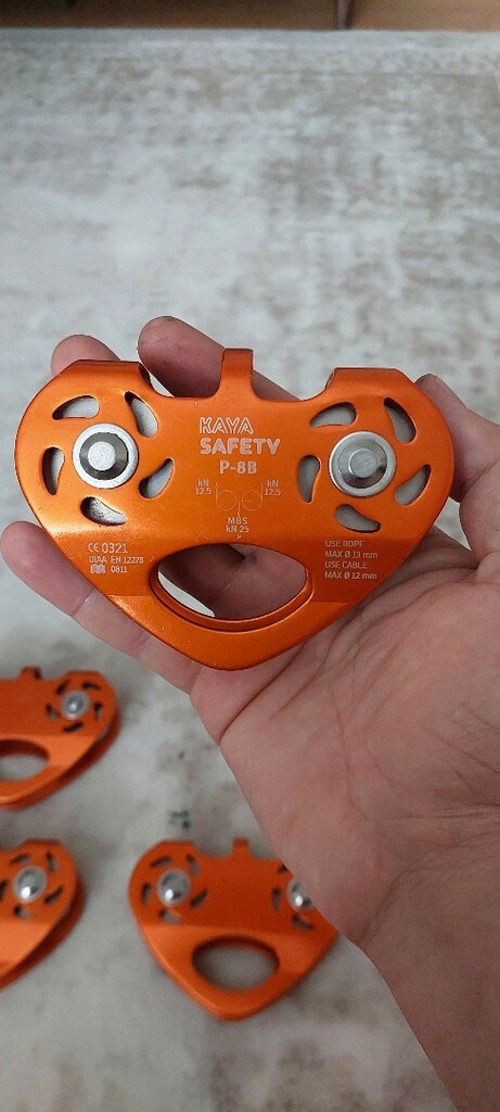 Kaya safety p-8b kasnaklı tandem makara - 3