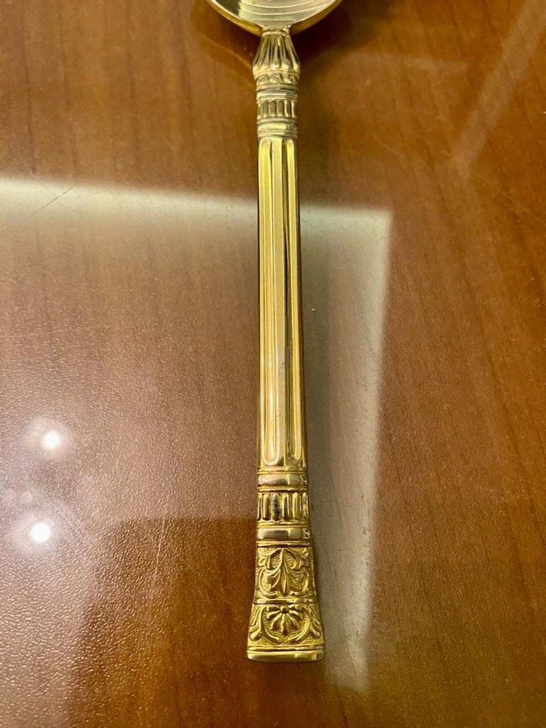 ALTIN KAPLAMA KAŞIK GOLD PLATED SPOON - 4