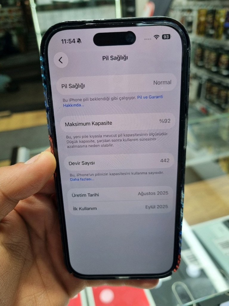 İPhone 17 pro 256 Gb PİL 92 KULANİMA AÇİK - 9