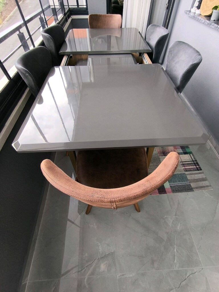 özel yapım yemek masası takımı - 4
