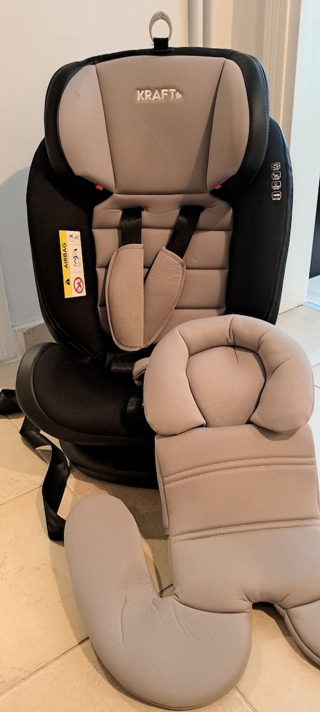 Kraft 360 Derece Dönebilen Çocuk Oto Koltuğu ISOFIX — Çok Temiz - 2