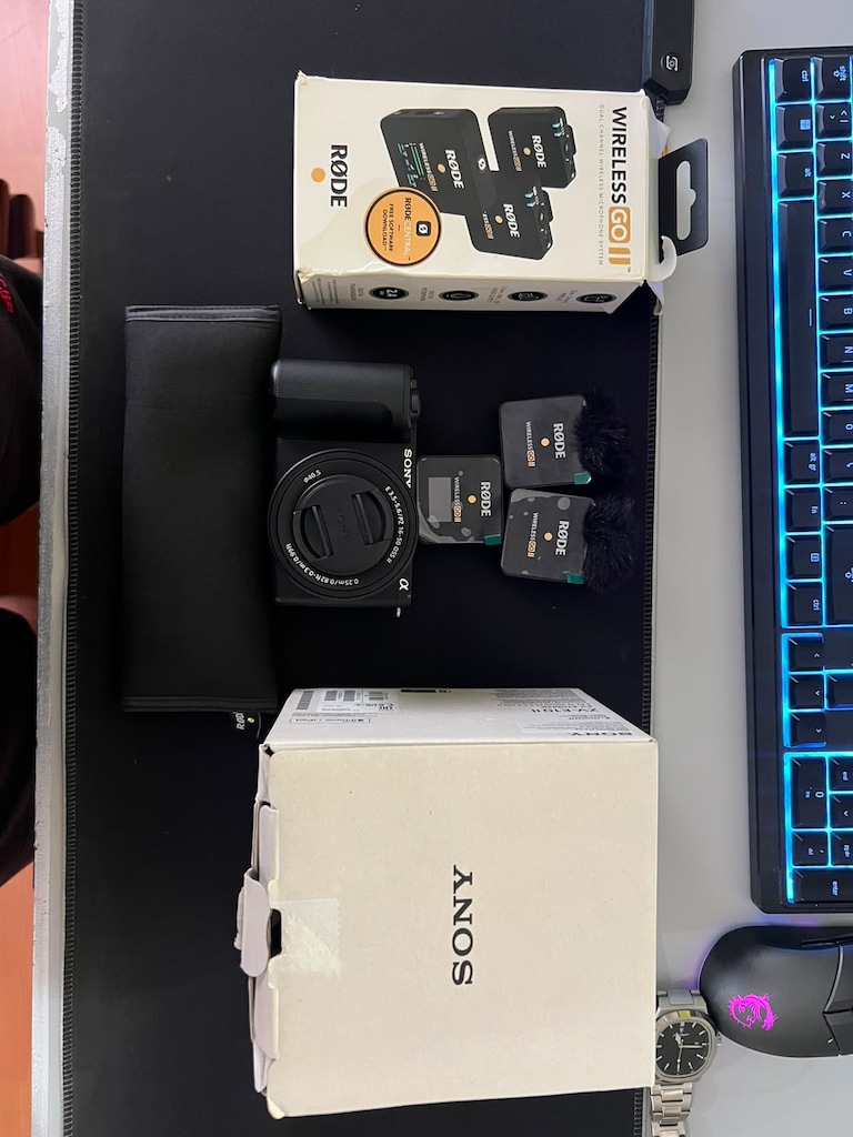 İLK GELEN ALIR - SONY ZV E10-M2 + RODE WIRELESS GO2+ 512GB SD KART