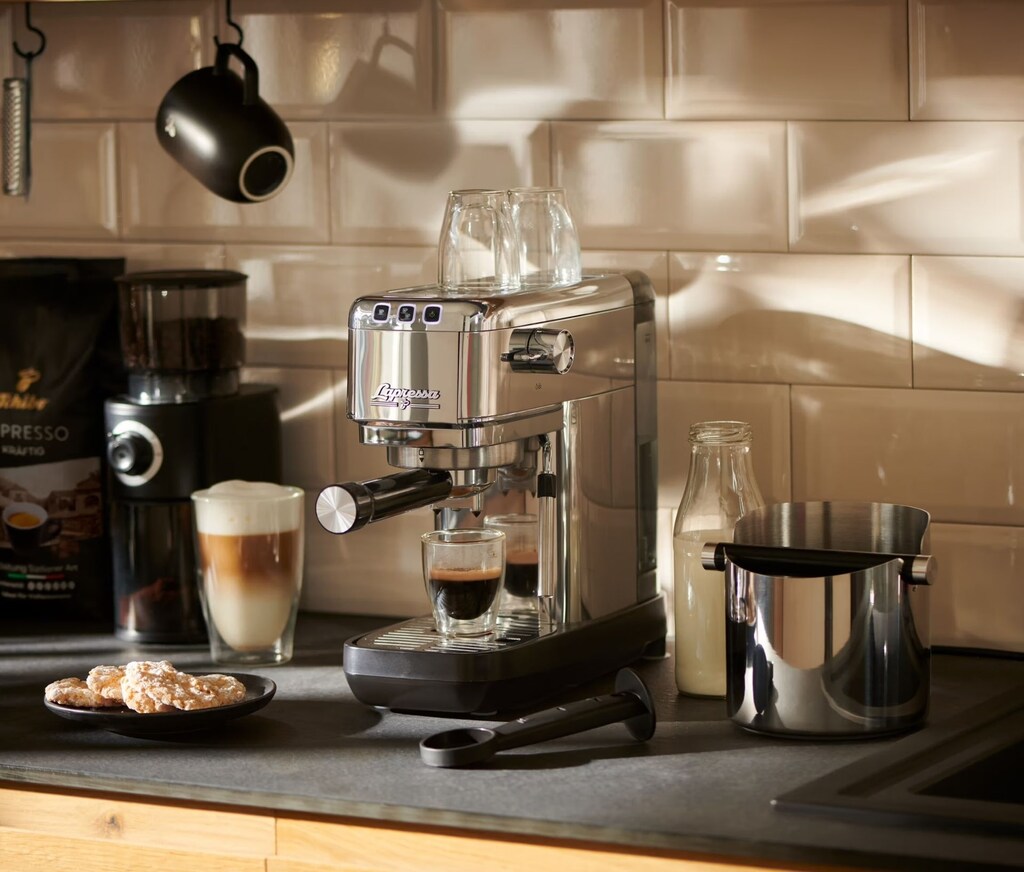 Lapressa Portafiltre Kahve Espresso Makinesi, Gümüş - 7