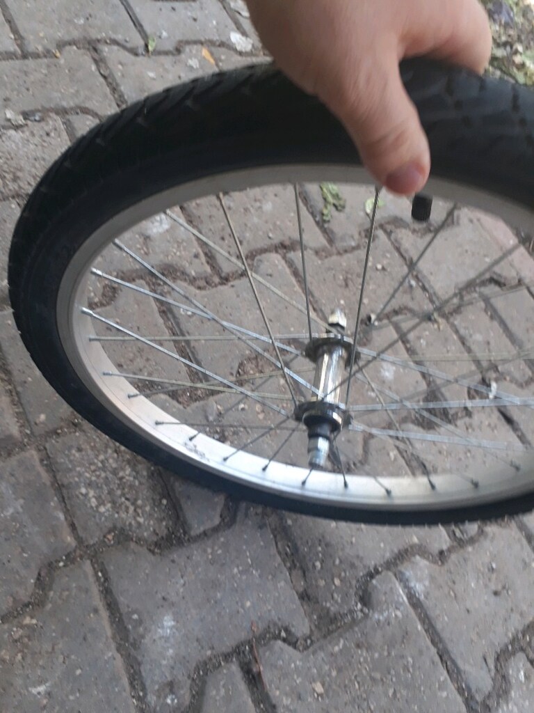Bmx bisiklet alüminyum ön canti iç dış lastikli 20 numara - 13