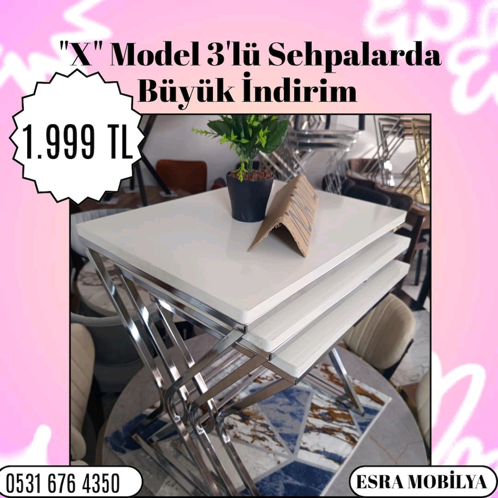 Zigon Sehpa Modellermiz Nakite Özel Fiyat Sadece - 7