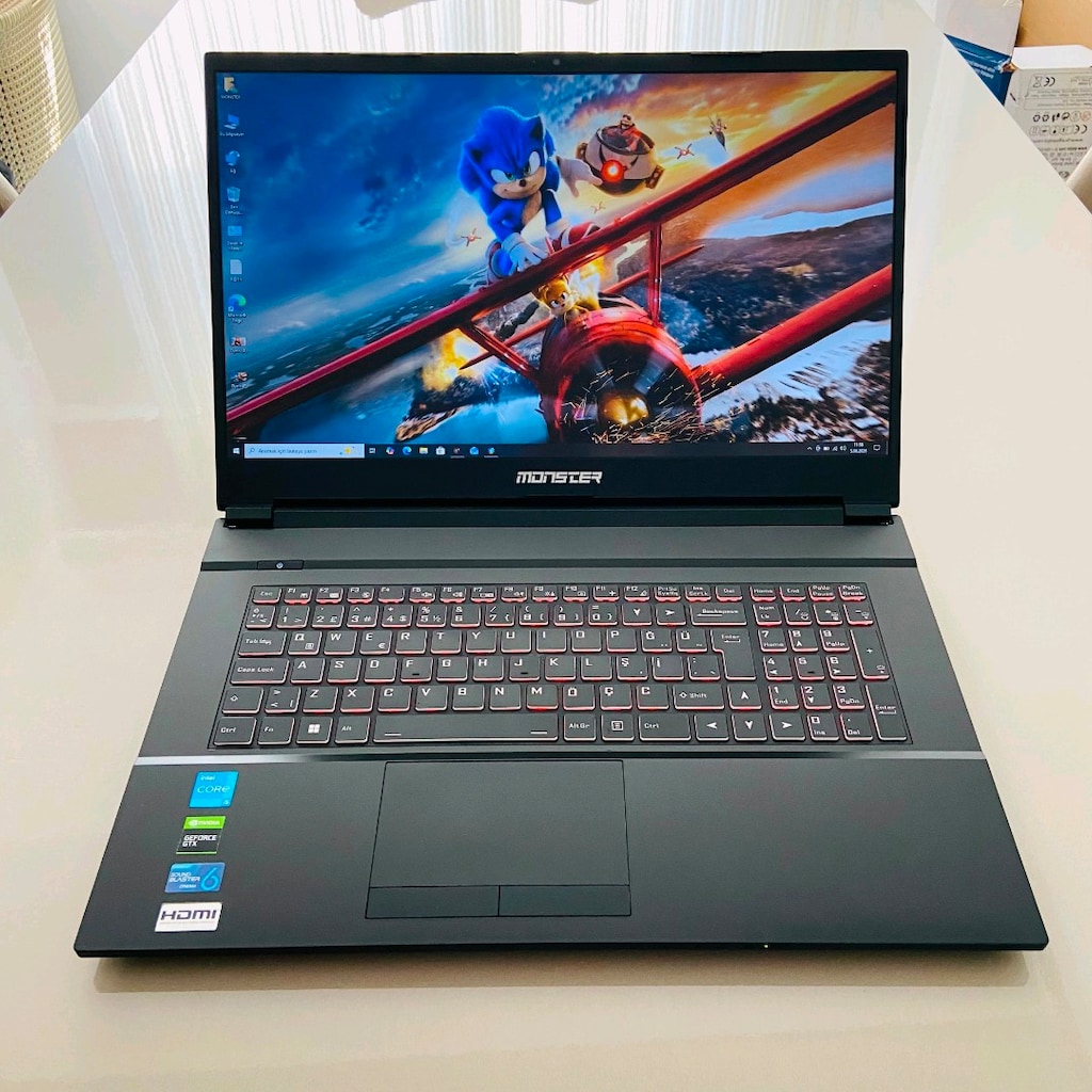 Monster Gaming Laptop i5 11400H 4.10Ghz Nvidia Geforce GTX 1650 144Hz - 5