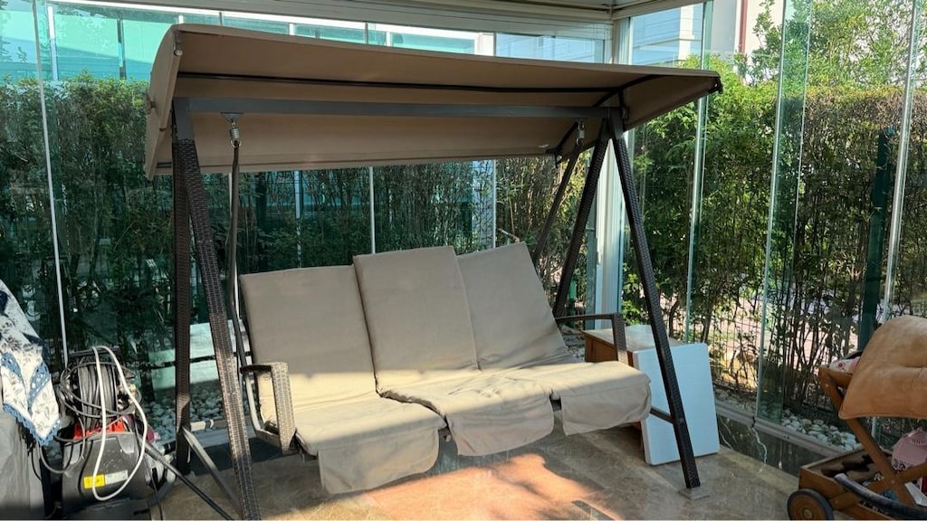 SUN FUN BAUHAUS RATTAN 3 KİŞİLİK SALINCAK