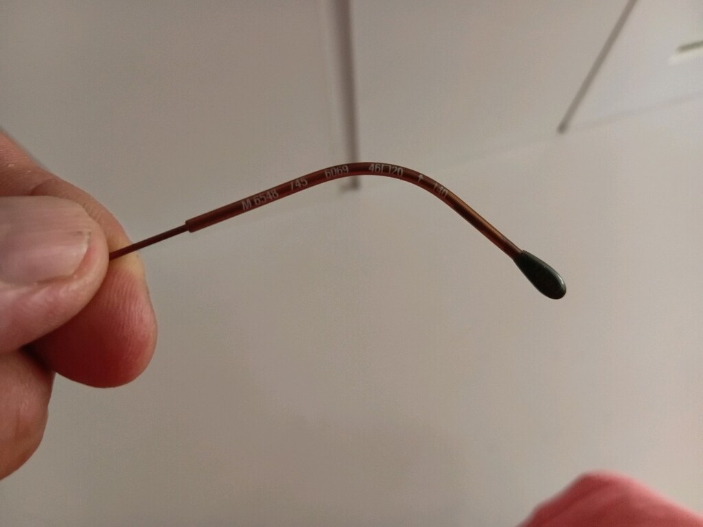 cocuk icin katlanır numaralı optik gözlük titanium - 4
