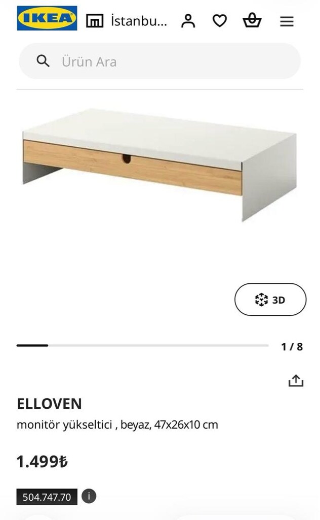 ikea elloven monitör yükseltici - 4