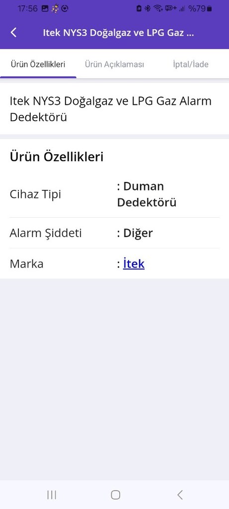 Alarmlı Gaz Dedektörü - 9