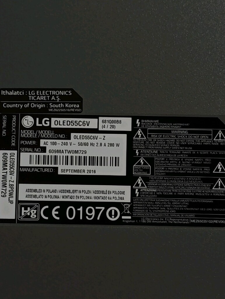 LG 140 ekran oval oled TV ekran kırık - 6