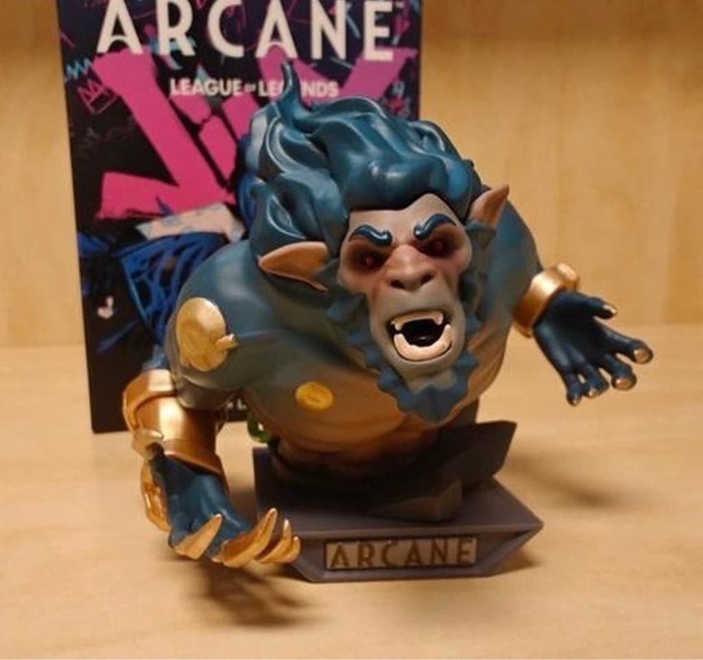 Arcane x Pop Mart Warwick figürü - 6