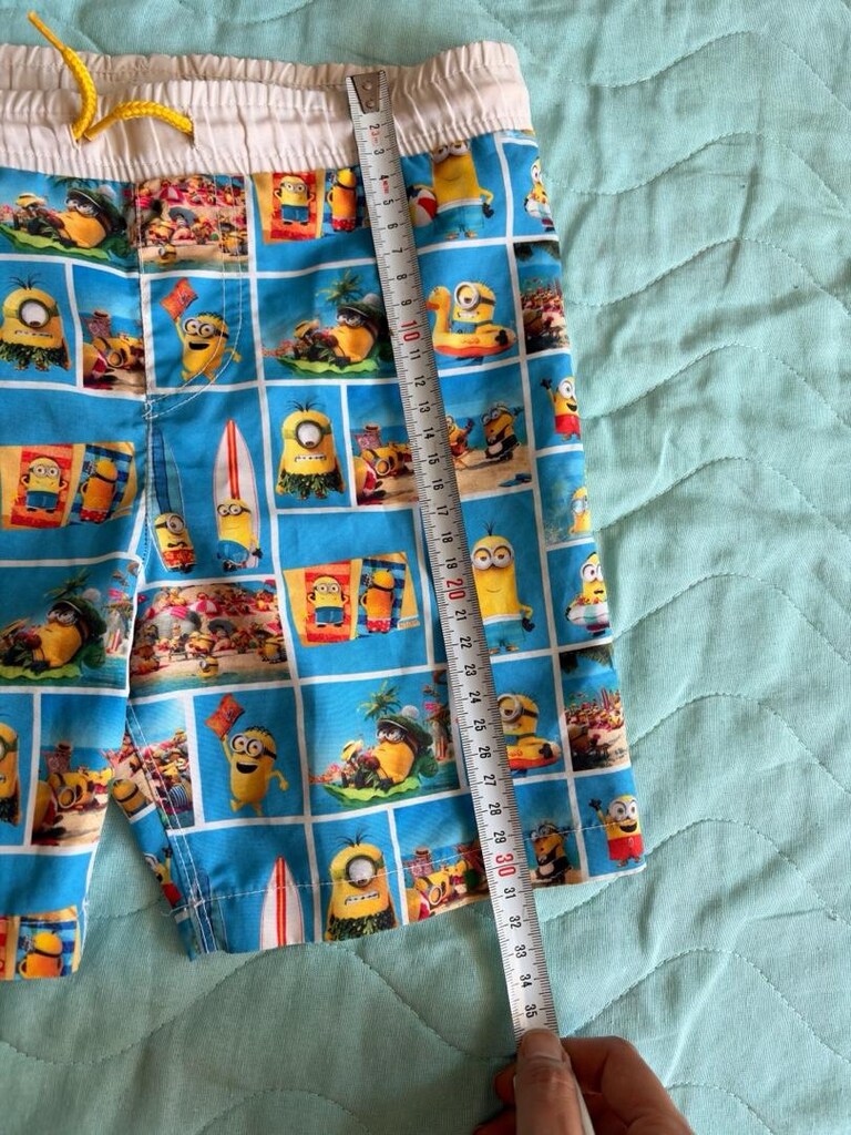 4-5 yaş Minions Çocuk Plaj Deniz Şortu - 6