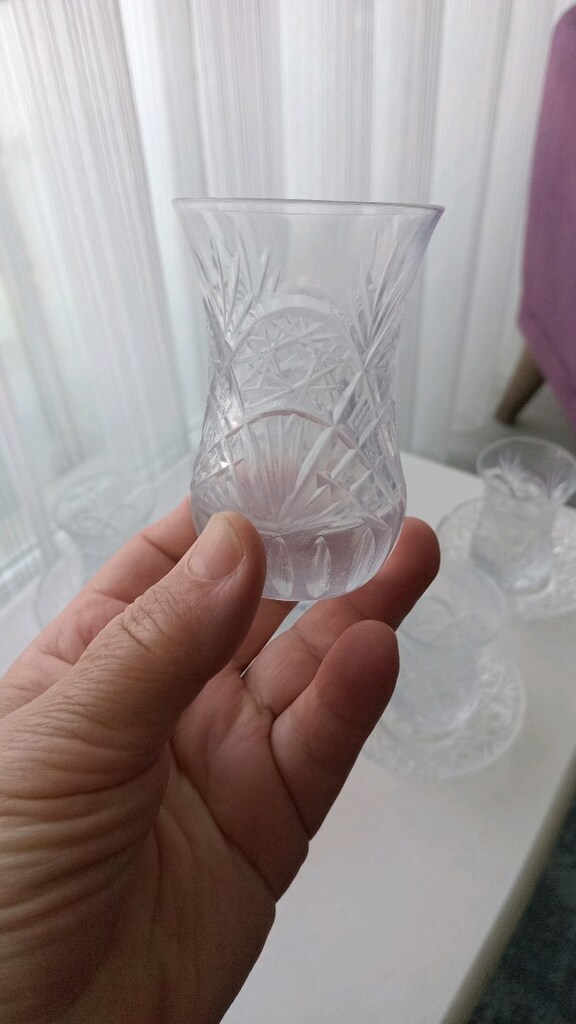 kristal çay bardağı - 3
