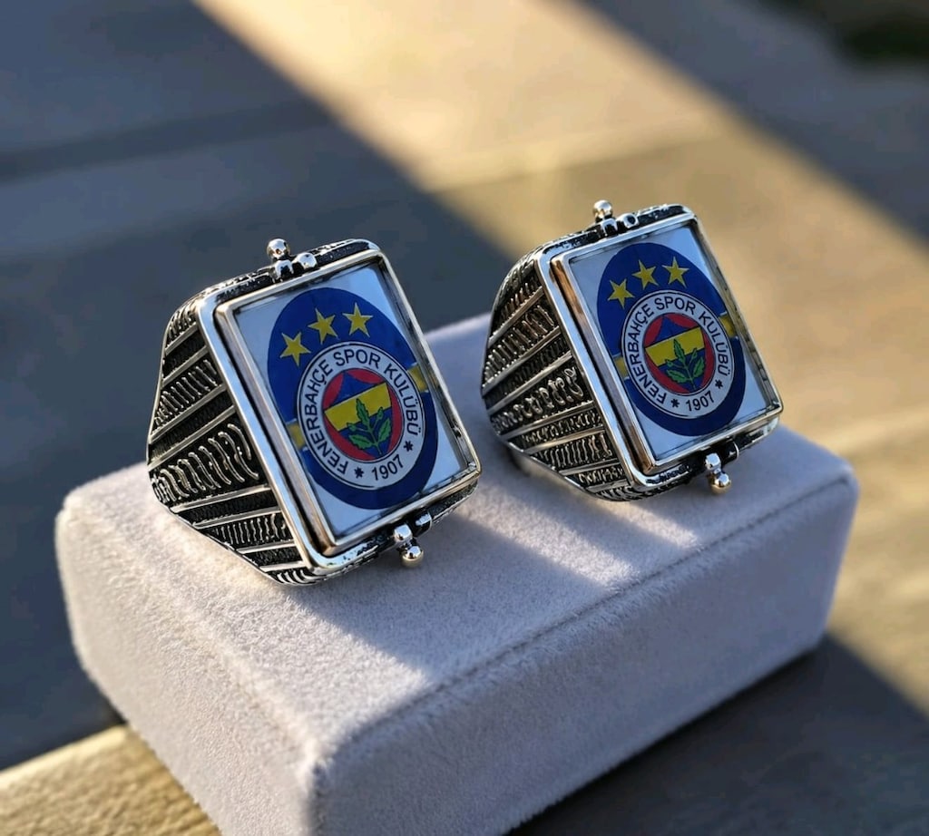 925 Ayar Fenerbahçe Gümüş Yüzük - 3