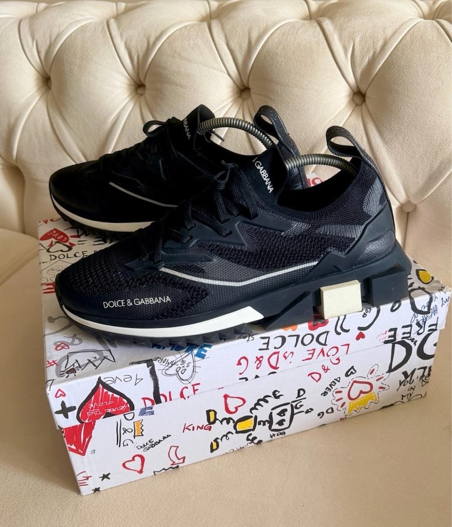 Orjinal Dolce&Gabbana Siyah Erkek Sneakers - 2