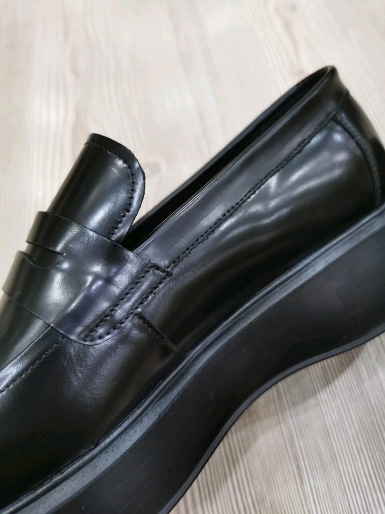 Dolce Gabbana Hakiki Deri Kalın Tabanlı Loafer Ayakkabı - 10