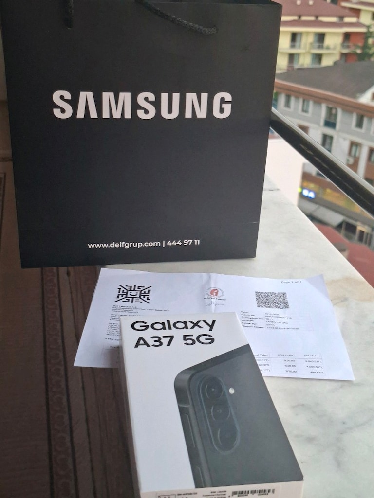 sıfır kapalı kutu A37 256gb Samsung beyinden alındı