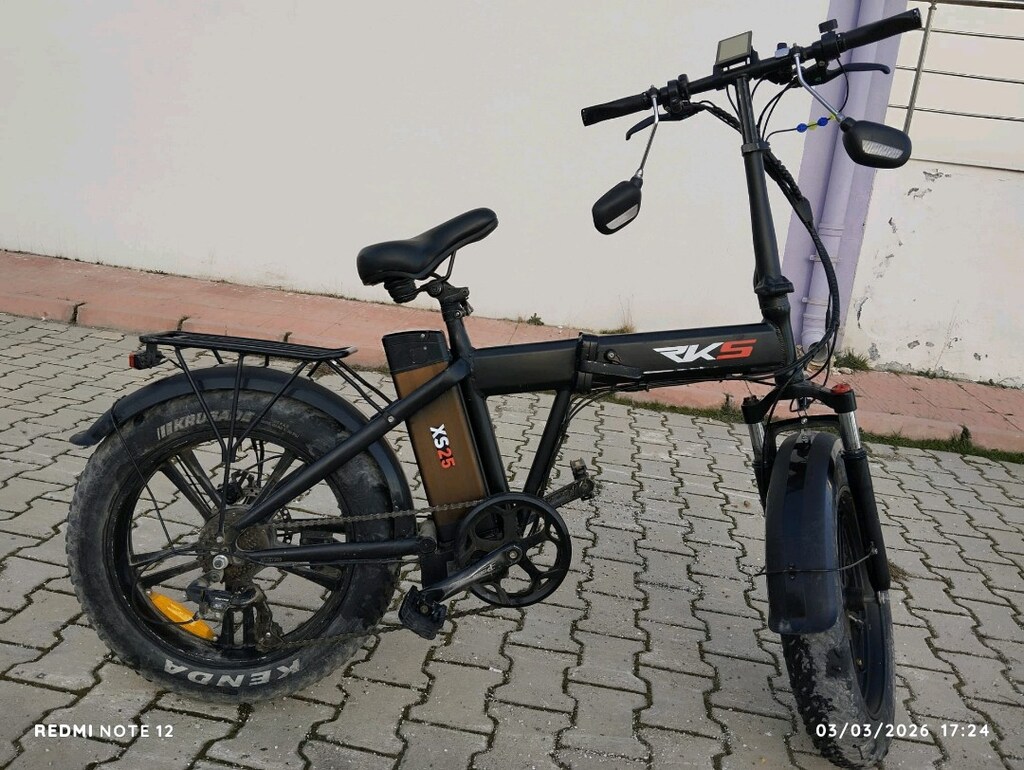 son fiyat pazarliksizACİL SATILIK ELEKTRİKLİ BİSİKLET RKS xs-25!!! - 8