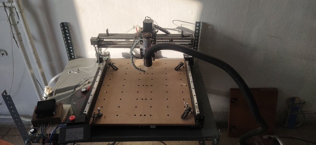 Güçlendirilmiş Two Trees Bluer TTC450 + 800w Spindle CNC Router