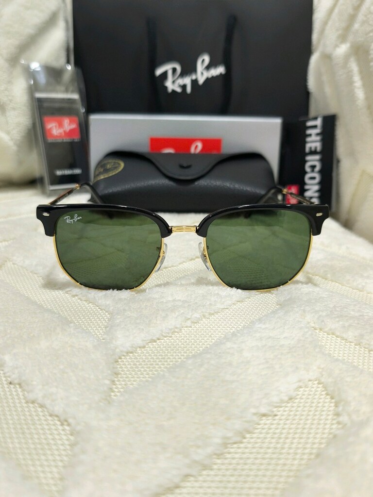 Ray-Ban NEW CLUP MASTER Klasik Yeşil Camlı Güneş Gözlüğü orj - 3