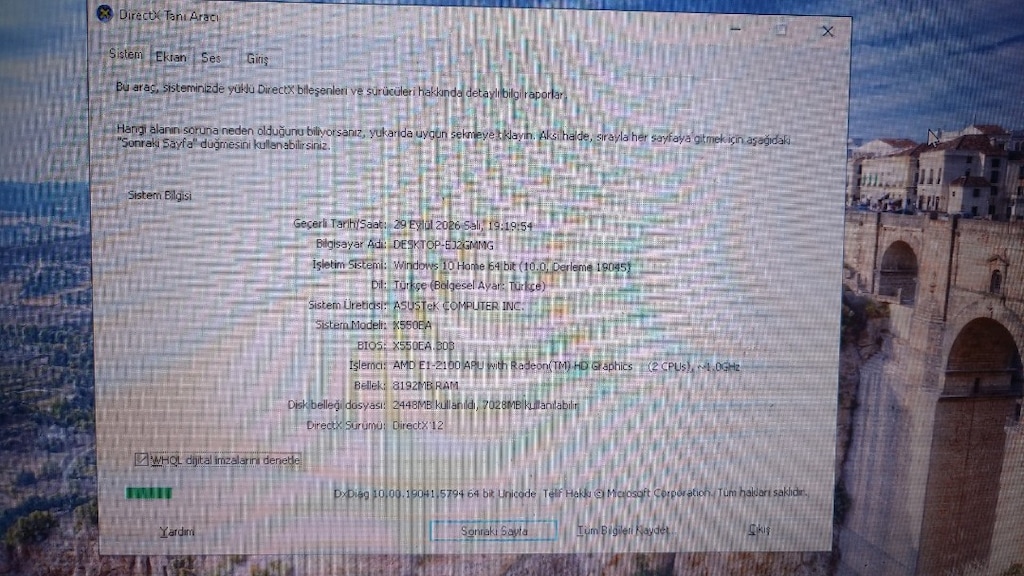 ASUS LAPTOP X550 15.6" 8GB RAM 240GB SSD PLUS YouTube Ders İçin - 6