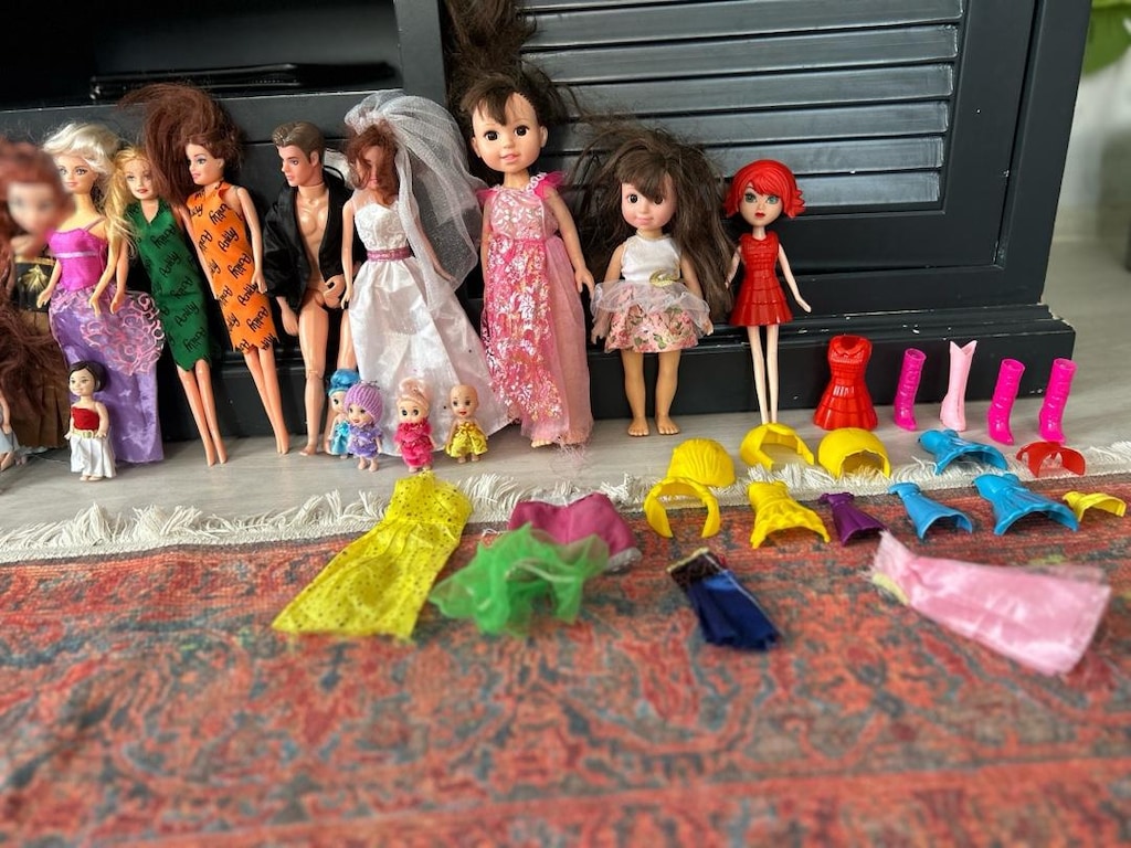 çoklu toplu Barbie bebekler - 4