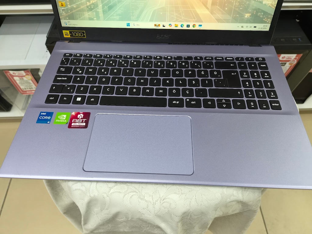 ABT BİLİŞİM - Acer I5-1235u 8 Gb Ram 512 Gb M.2 Mx550 2 Gb 15.6 İnç - 5