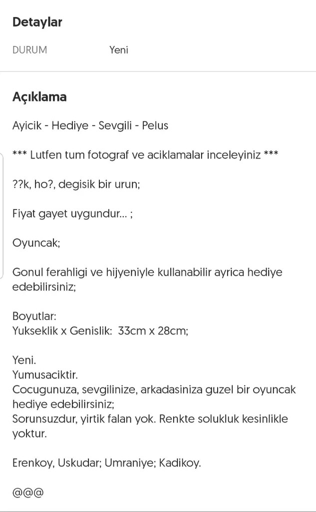 AYICIK - AYI - HEDİYE - SEVGİLİ - PELUŞ - OYUNCAK - 5