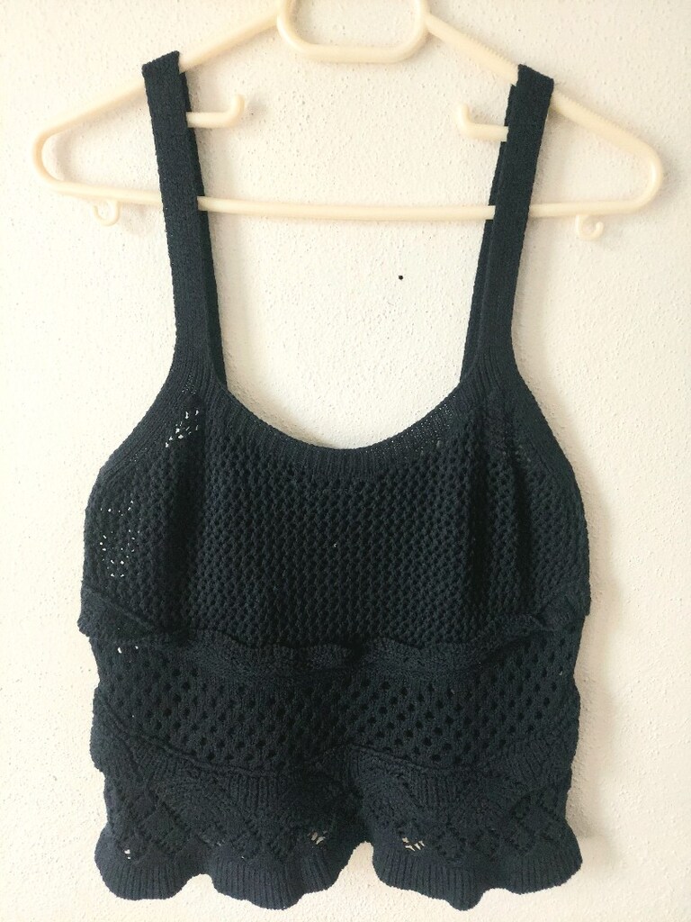 LCW ajurlu Plaj Askılı Triko atlet Bluz - 3