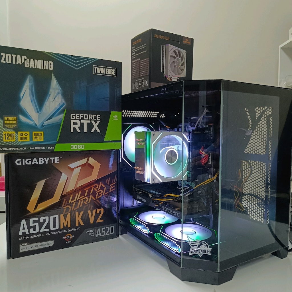 AMD RYZEN 7 16 GB RTX 3060 AKVARYUM GMNG BİLGİSAYAR - 8