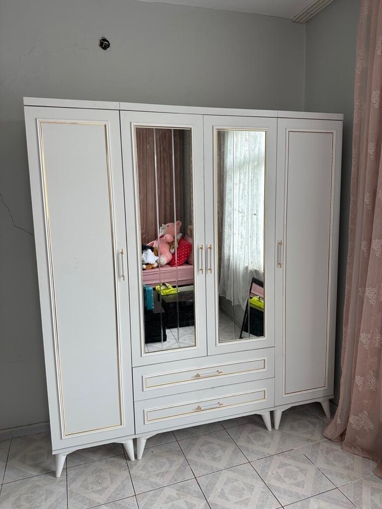 ultra lüks 4 kapaklı dolap 180cm sıfır ürün adrese teslim kapıda ödeme - 4