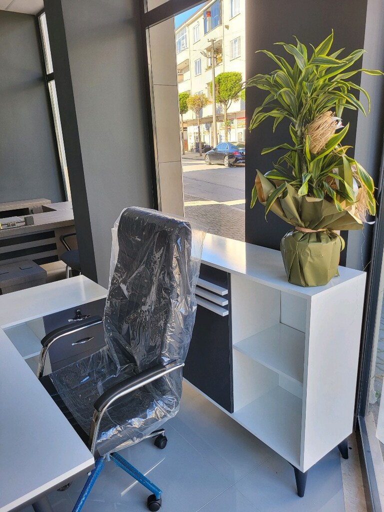 OFİS MOBİLYASI MAKAM ODASI BÜRO TAKIMI KOMPLE SET KOLTUKLAR DAHİL - 8