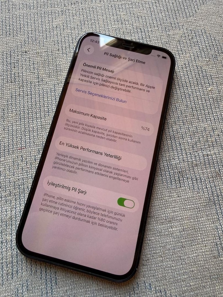Apple iPhone 12 128 GB YURT İÇİ CİHAZ FATURASI VAR GARANTİ S - 4