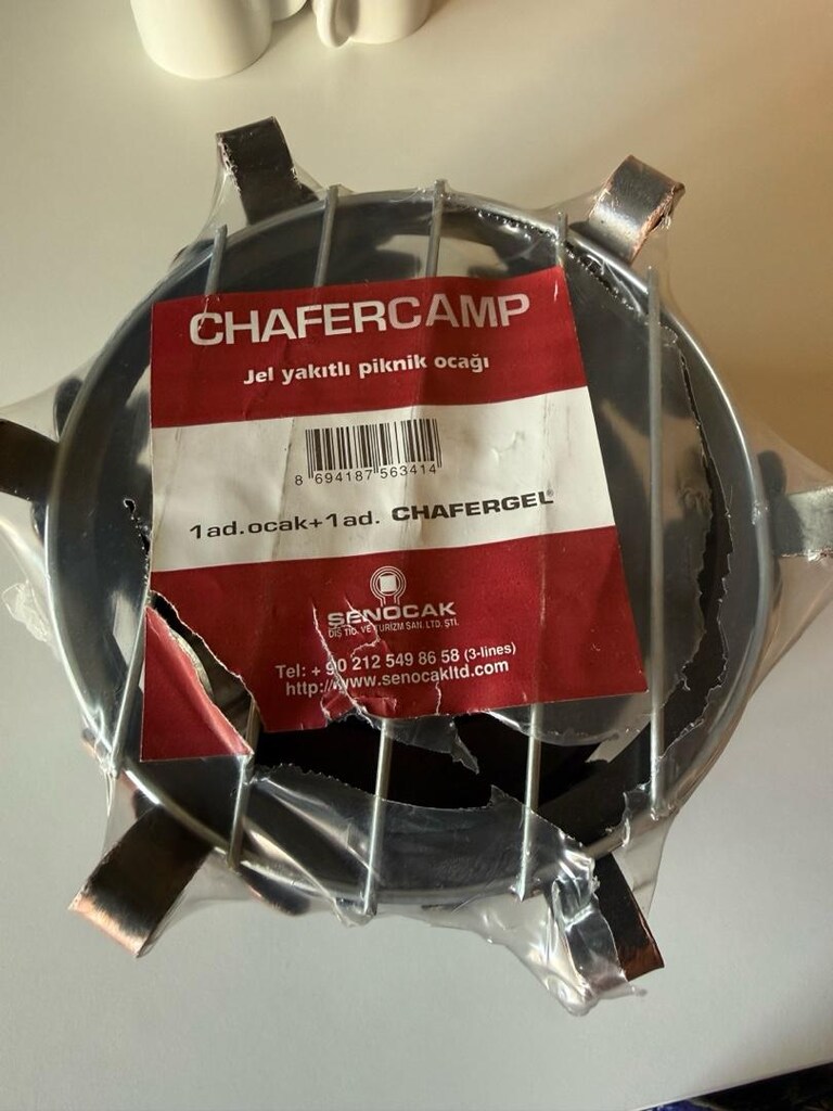 Şenocak Chafercamp Jel Yakıtlı Piknik Ocağı – Sıfır / Hiç Kullanılmadı - 2