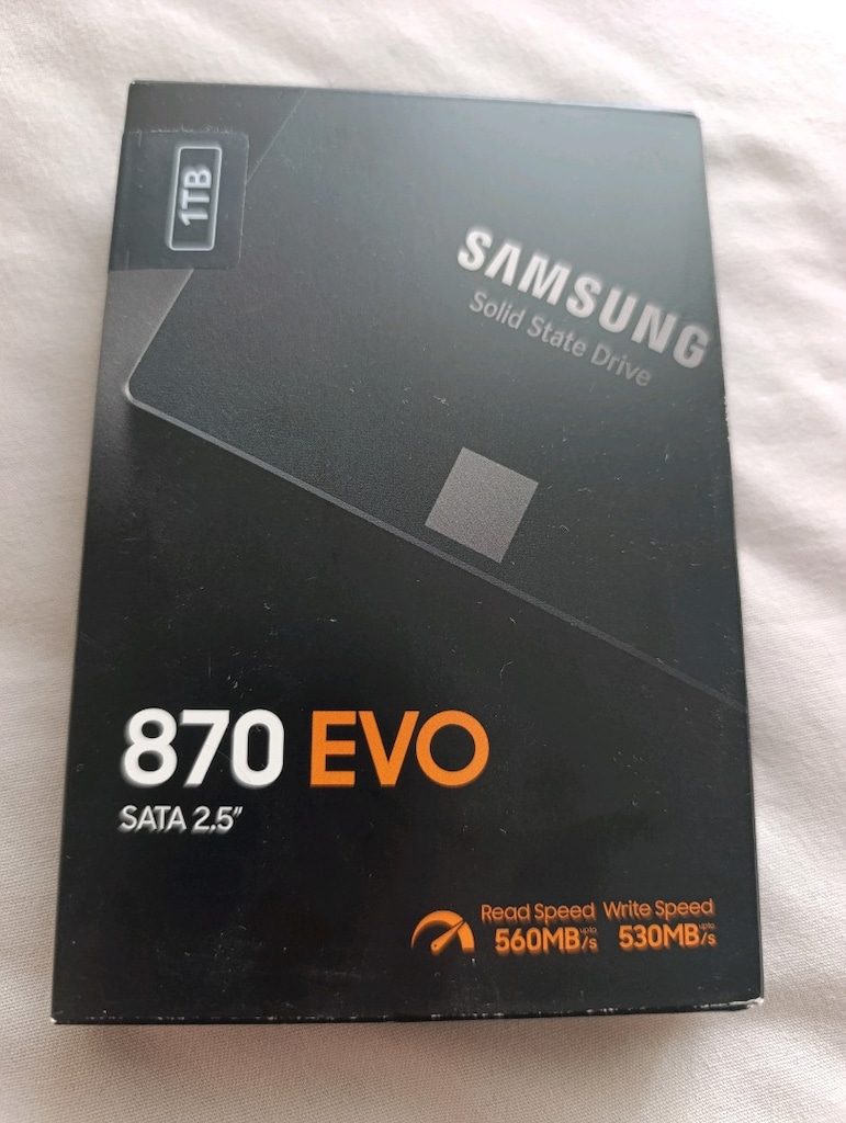 Samsung 870 Evo Sata 2.5" SSD 1TB