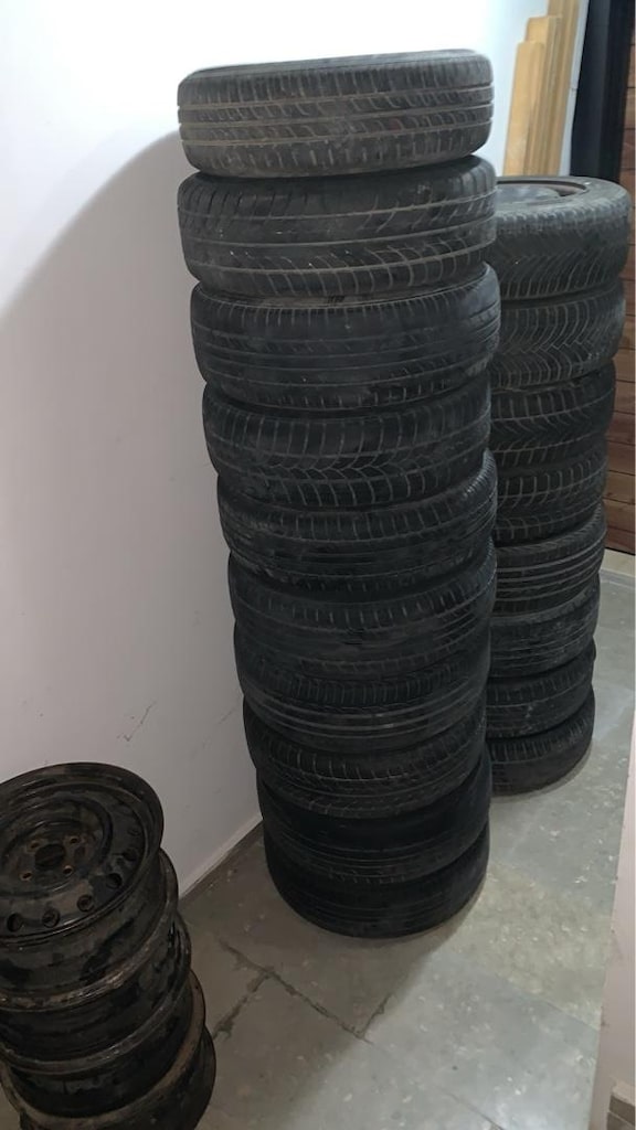 15 4x100 teneke jant lastik Honda Hundai - 2