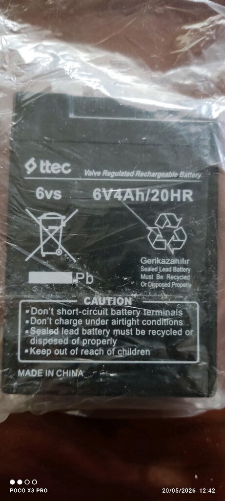 TTEC marka akü - 2