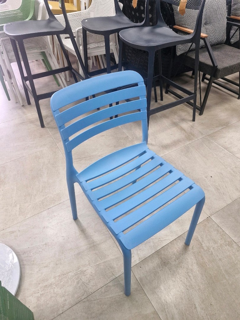 Novussi parma kolsuz sandalye mavi - 6