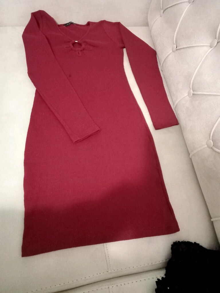 triko M S beden ayarında elbise - 2