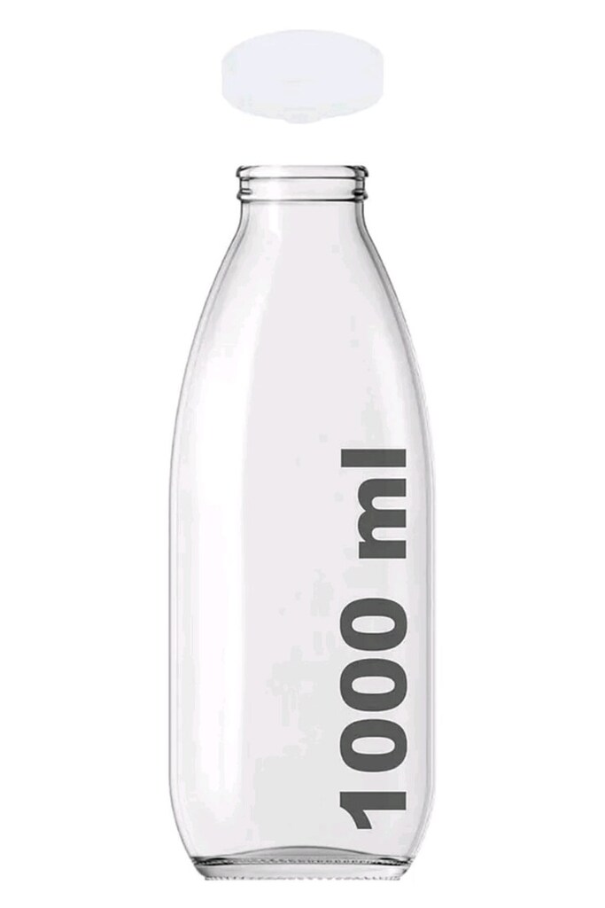 1 Litre Cam Şişe - 3