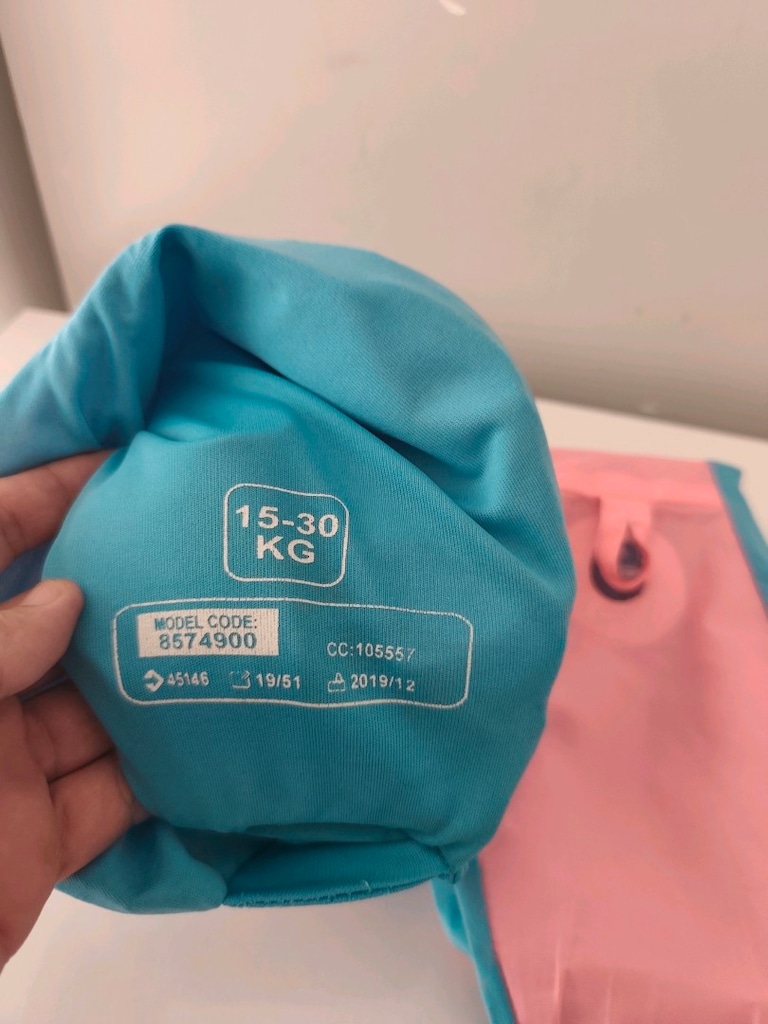Nabaiji Çocuk Yüzme Kolluk Kemer Panda Baskılı Pembe 15-30 Kg - 8
