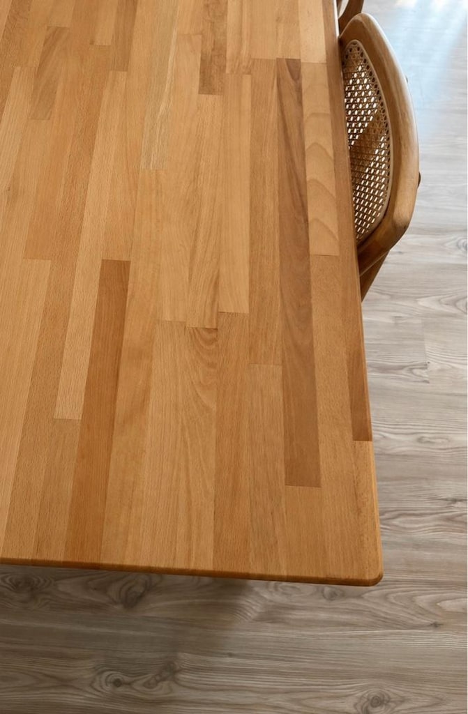 8 Kişilik Ahşap Yemek Masası + 8 Sandalye | 180x90 | Temiz Kullanılmış - 4